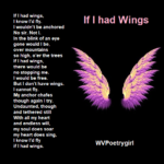 Poem by WVPoetrygirl - "If I had Wings"